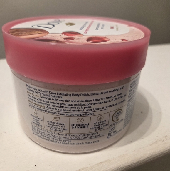 DOVE Exfoliating Body Polish Set Almond/Mango Pomegranate/Shea New - Picture 8 of 15